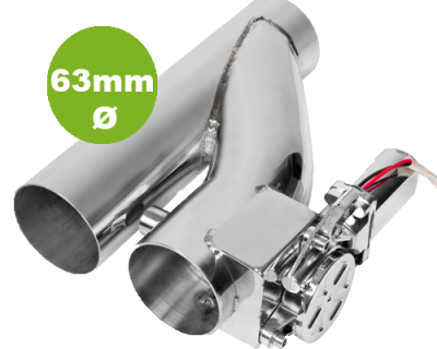 Acciaio inox valvole di scarico 63mm - interruttore