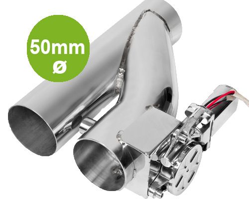 Auspuffklappe & Klappenauspuff Pipe Valve découpe avec valve télécommandée  50mm 